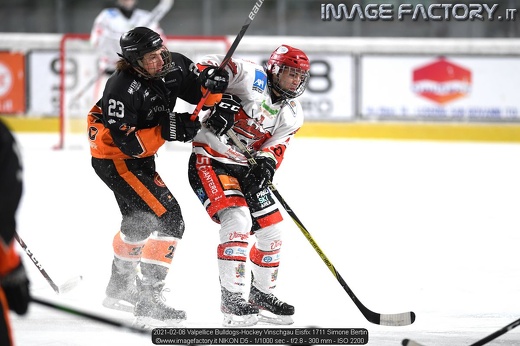 2021-02-06 Valpellice Bulldogs-Hockey Vinschgau Eisfix 1711 Simone Bertin